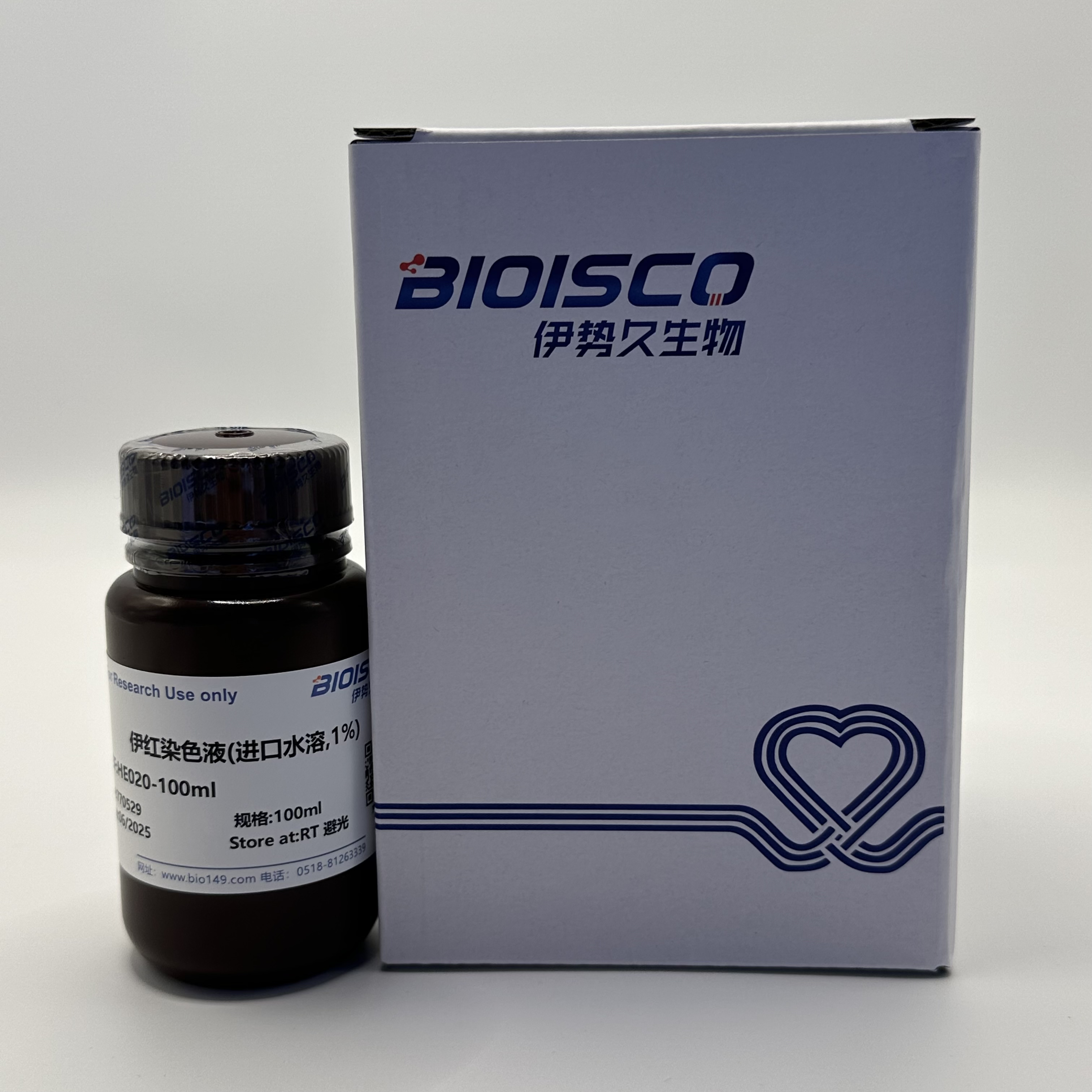 伊红染色液 进口水溶 生化试剂科研实验 现配溶液 高品质伊红染液