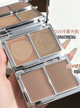 一盘双膏古铜阴影双膏修容盘