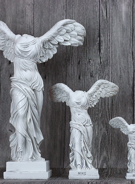 胜利女神希腊人物雕塑摆件树脂