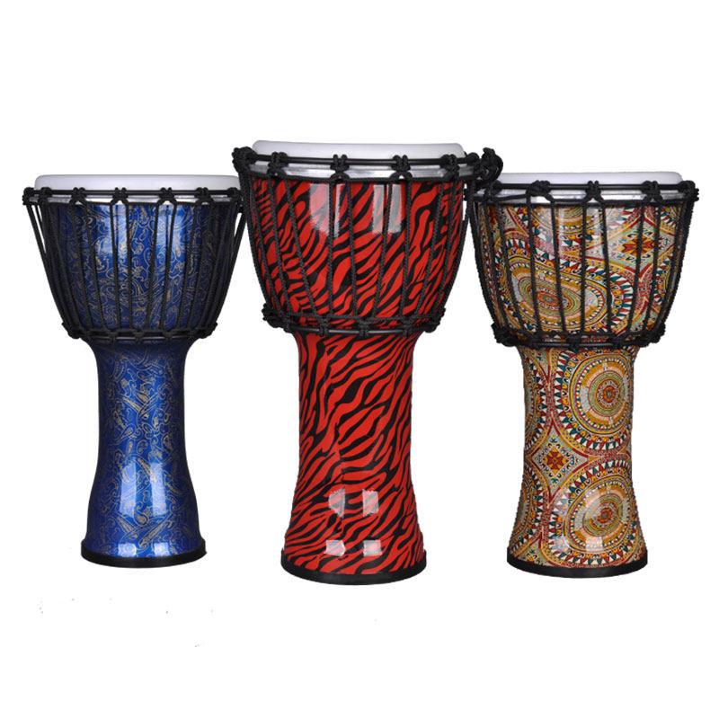 非洲鼓整木10寸8寸儿童初学者手鼓