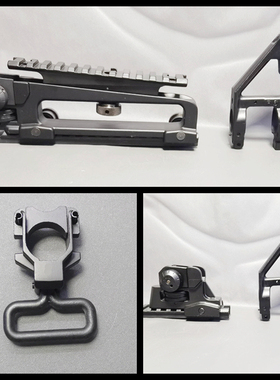 R7金属带插销三角瞄侧扣提拔M4A1A2M16A4铝合金挂扣司俊司马HK416