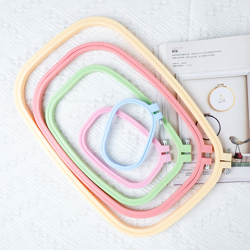 other/其他方形彩色绣绷花架