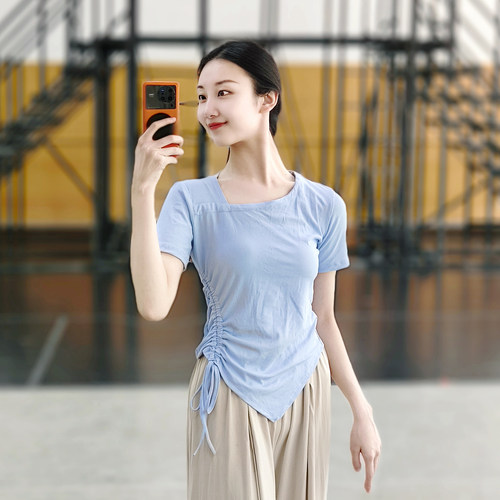 宸迪现代舞短袖练功服