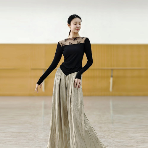 宸迪芭蕾舞蕾丝练功服