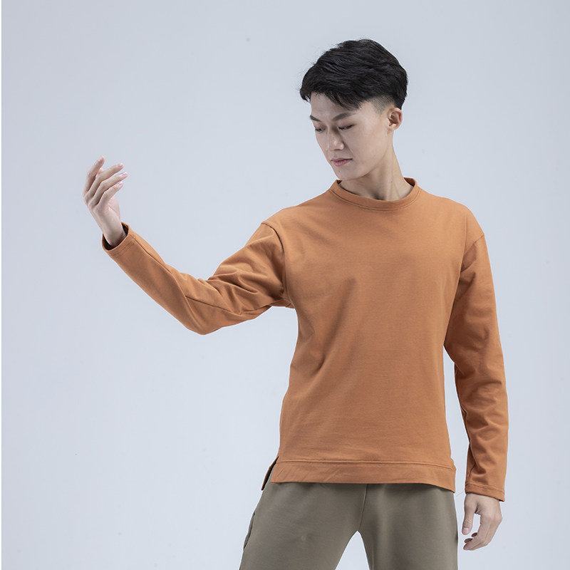 男女t恤基训服纯棉小开叉基训服
