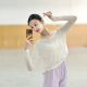夏 中国形体芭蕾舞训练服装 现代舞蹈服女透气宽松长袖 练功服罩衫