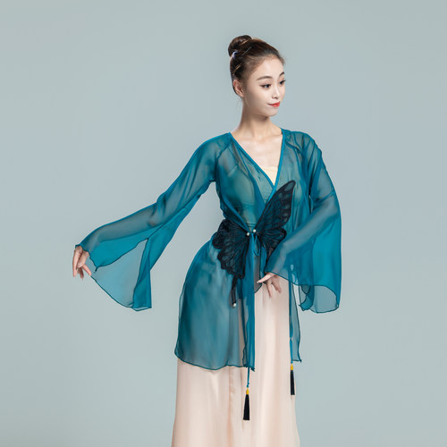 汉服飘逸蝴蝶款练功服