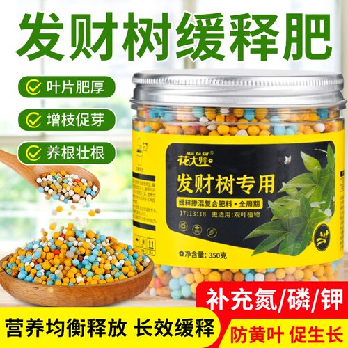 发财树肥料专用肥缓释肥家用补充氮磷钾营养幸福树绿植盆栽通用型