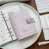 立体压印可爱小兔活页本记事本可拆卸手账本日记本笔记本子手帐本