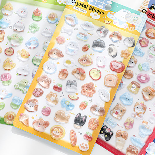 Nekoni水晶立体浮雕贴纸