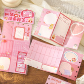 z软芙芙小记M5风琴活页便签纸多功能手帐留言素材本内页便签纸