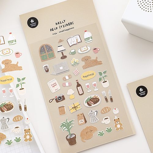 韩国Suatelier装饰贴纸40款