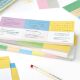 饰备忘录 ins风简约可撕M5手帐打底装 细碎光阴书写纸三段装 便签本