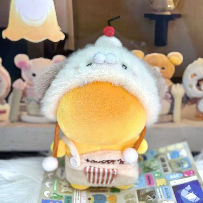 自嘲熊娃衣挂件汪崽下午茶咬一口