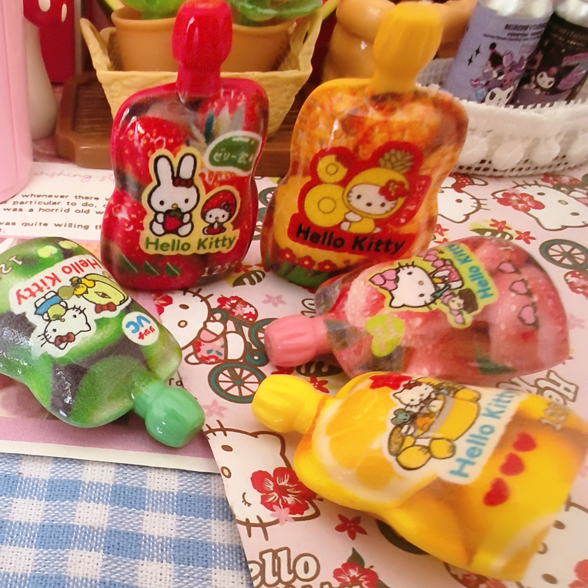 仿真微缩定制食玩KT吸吸乐diy树脂配件娃娃屋过家家玩具场景摆件