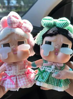 （不含娃）哭娃格林裙蝴蝶结套装娃衣crybaby搪胶公仔通用衣服