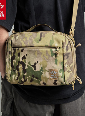 MAXGEAR吐宝鼠单肩包 户外休闲多功能耐磨防泼水大容量手提斜挎包