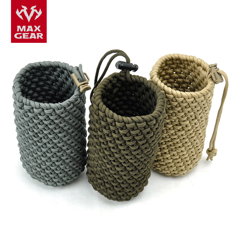 MAXGEAR伞绳手工编织户外水杯套