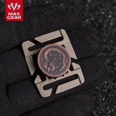 MAXGEAR喀迈拉行龙 潮流服饰背包腰带配件 时尚 铜制标识牌 个性