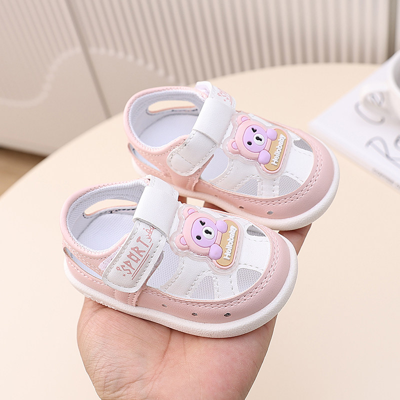 男宝宝凉鞋夏季包头0-1一2岁女童洞洞鞋软底婴儿鞋宝宝学步鞋防滑,童鞋/婴儿鞋/亲子鞋,学步鞋,淘宝优惠券,粉丝福利购,淘宝优惠卷
