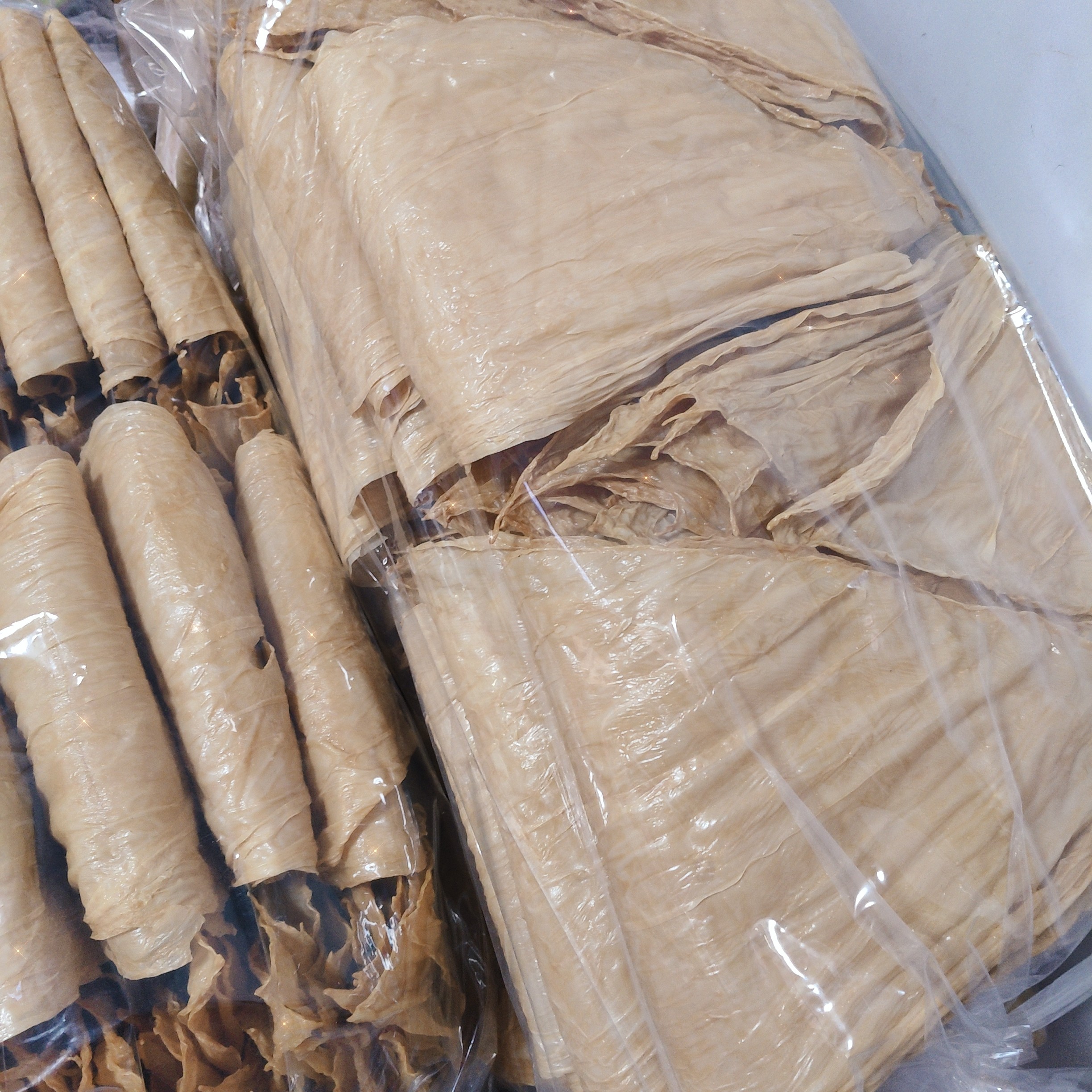 广东怀集美女腐竹纯手工腐竹天然原味豆腐皮干货油炸凉拌豆皮火锅