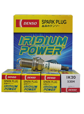 电装铱金火花塞IK20适配铃木别克雪佛兰现代 大众奥迪 瑞虎 4支装