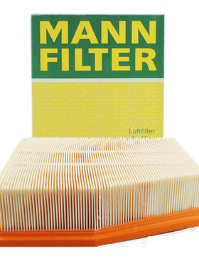 曼牌C23124适配大众辉腾 左侧进气保养专用空滤空气滤芯格滤清器