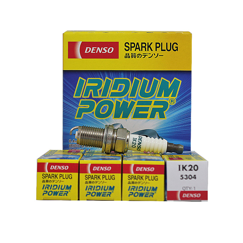 电装铱金火花塞IK20G适配雅阁 本田思域 CR-V 思铭 思铂睿 4支装