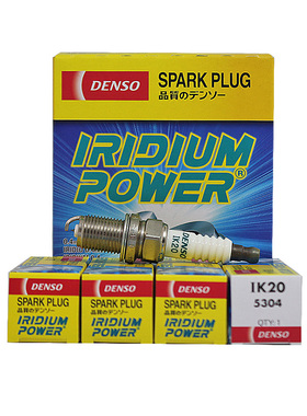 电装铱金火花塞IK20G适配雅阁 本田思域 CR-V 思铭 思铂睿 4支装