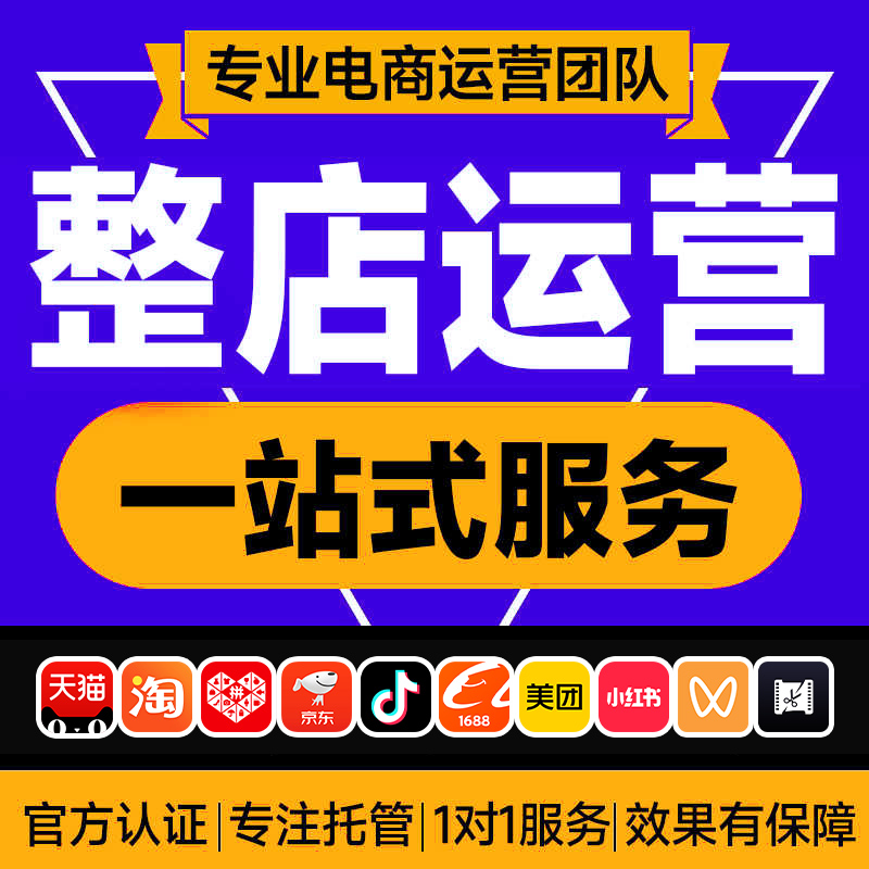 淘宝天猫京东拼多多抖音全店运营
