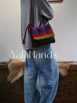 西藏牦牛毛包牦牛包纯手工编织包我的阿勒泰同款嬉皮流浪斜挎包