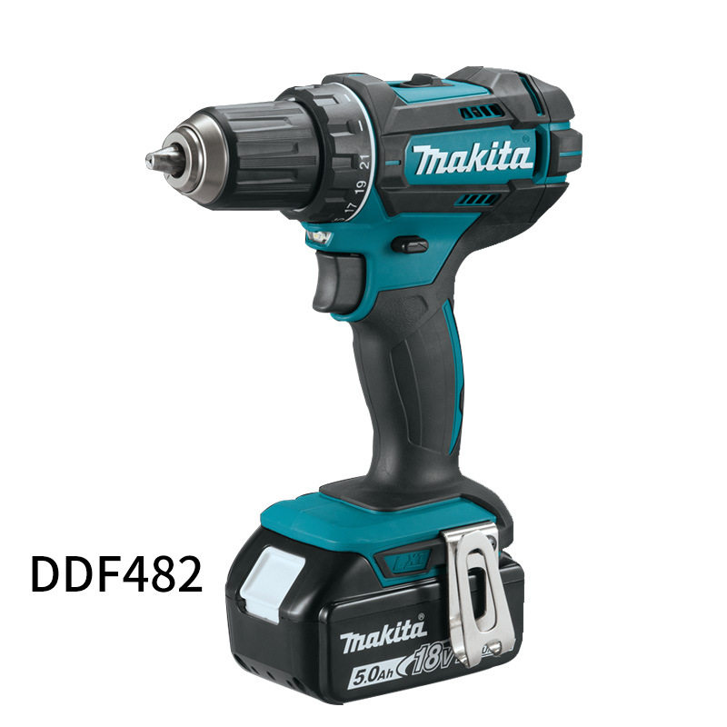 makita牧田DDF482充电式起子电钻锂电家用手枪钻18V电动螺丝刀
