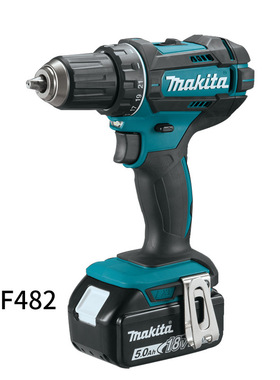makita牧田DDF482充电式起子电钻锂电家用手枪钻18V电动螺丝刀