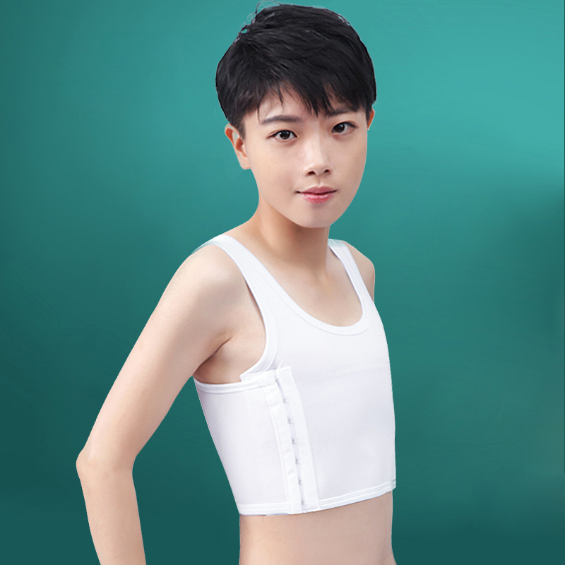 T先生束胸衣女束胸绷带内衣短款l加强女学生裹胸大胸显小