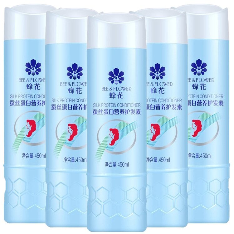 5瓶蜂花蚕丝蛋白营养护发素450ml正品修复受损毛躁干枯柔顺润发乳,美发护发/假发,护发素,淘宝优惠券,粉丝福利购,淘宝优惠卷