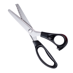 花边剪刀家用锯齿裁缝手工剪刀DIY大波浪花纹狗牙三角锁边专用剪