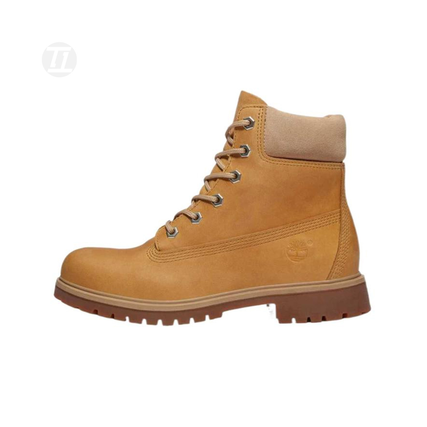 添柏岚女款厚底高帮防水工装靴