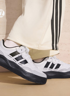 三叶草ADIDAS LITE SHUFFLE超轻缓震回弹防滑运动休闲鞋KH9022