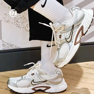 RNR Nike 102 防滑耐磨低帮跑鞋 HJ5228 男女白银老爹鞋 耐克