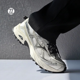 跑鞋 美津濃Mizuno D1GH2519 低幫系帶圓頭運動休閑鞋 FIYI