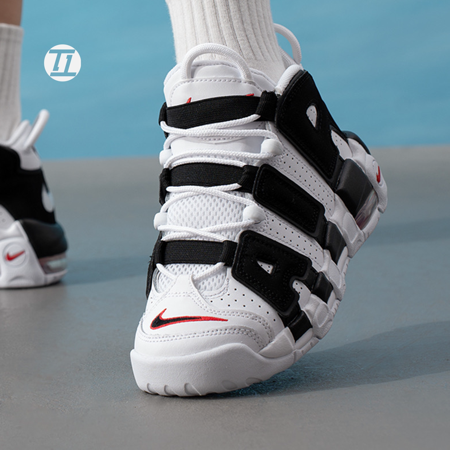 耐克/NIKE AIR MORE UPTEMPO 皮蓬大AIR篮球运动鞋415082-105