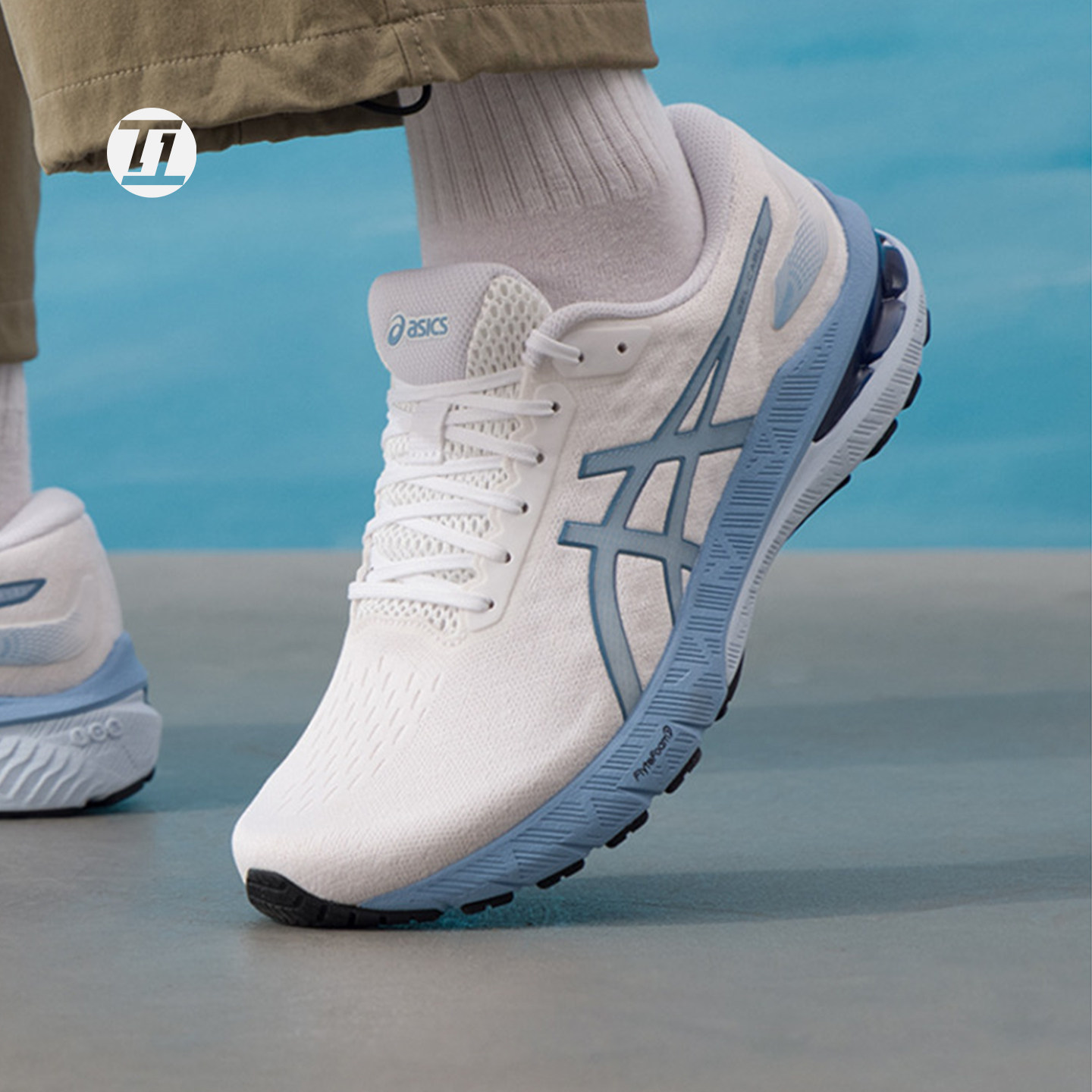 亚瑟士ASICS GEL-CABLE网面透气耐磨运动休闲跑步鞋1011C018-100