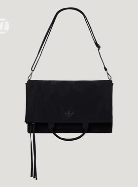 阿迪达斯ADIDAS三叶草翻盖邮差包大号男女手提包腋下斜挎包KW9638