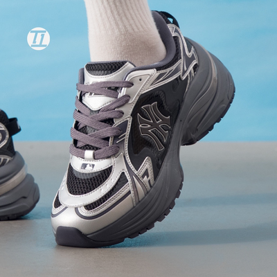 MLB男女情侣厚底运动跑步鞋