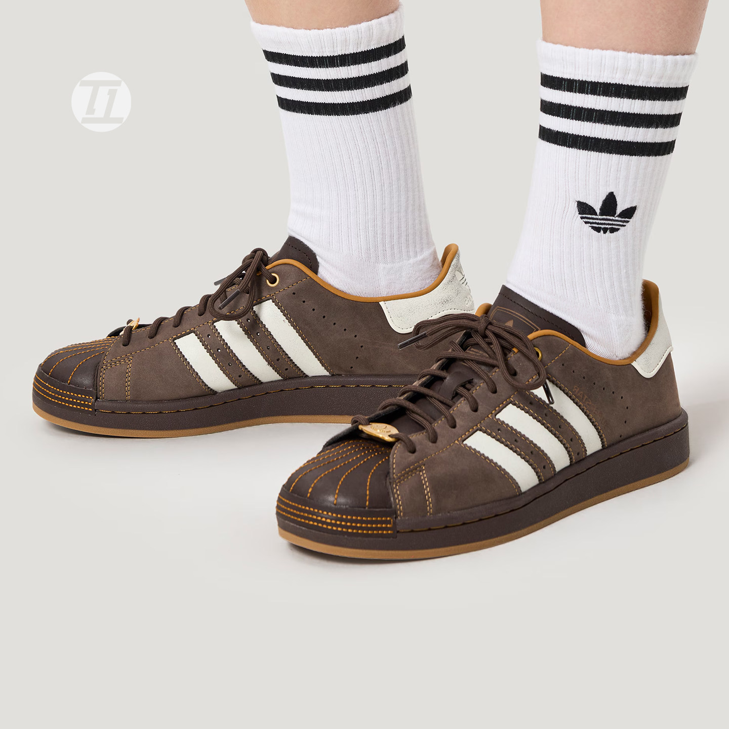 三叶草ADIDAS SUPERSTAR II经典贝壳头运动休闲板鞋HP7108/KI6590 - 实物图