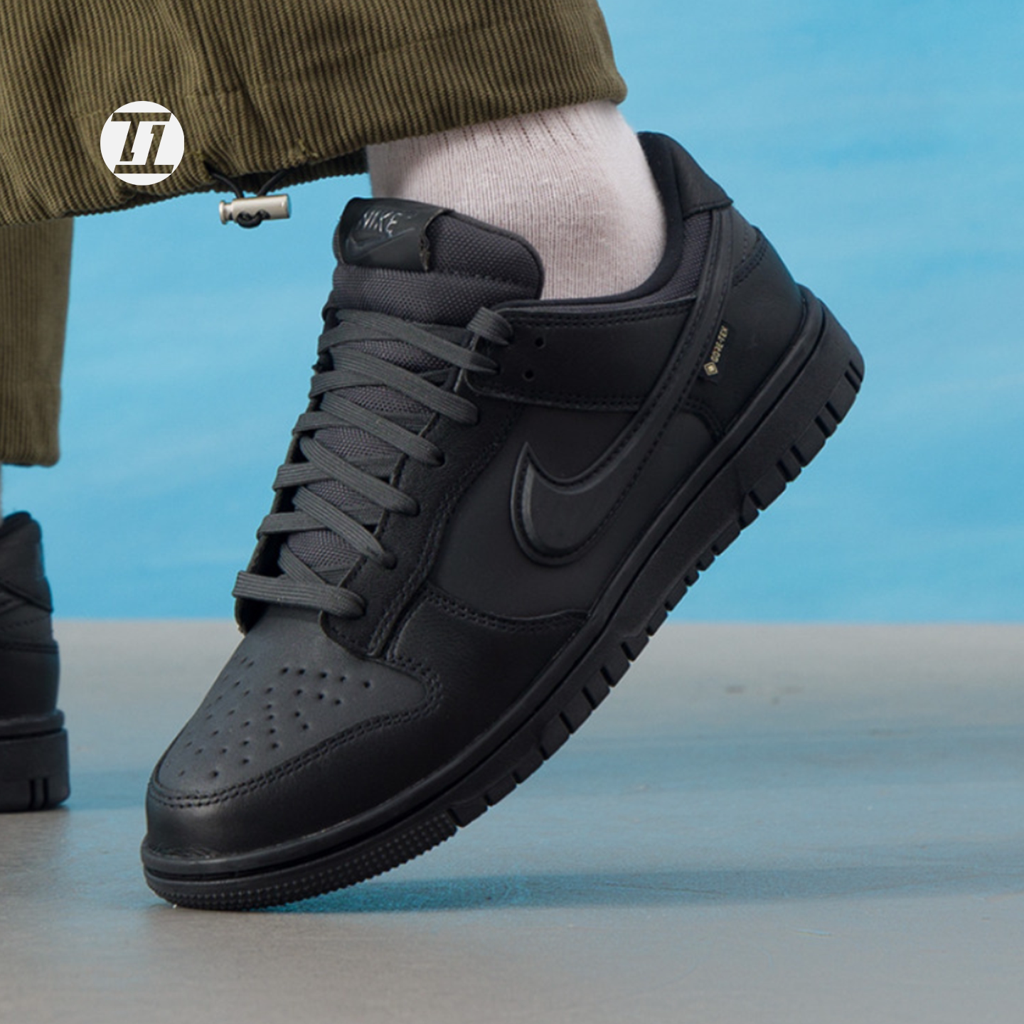 耐克/Nike Dunk Low GORE-TEX 男子黑色防水运动鞋板鞋HQ2053-001