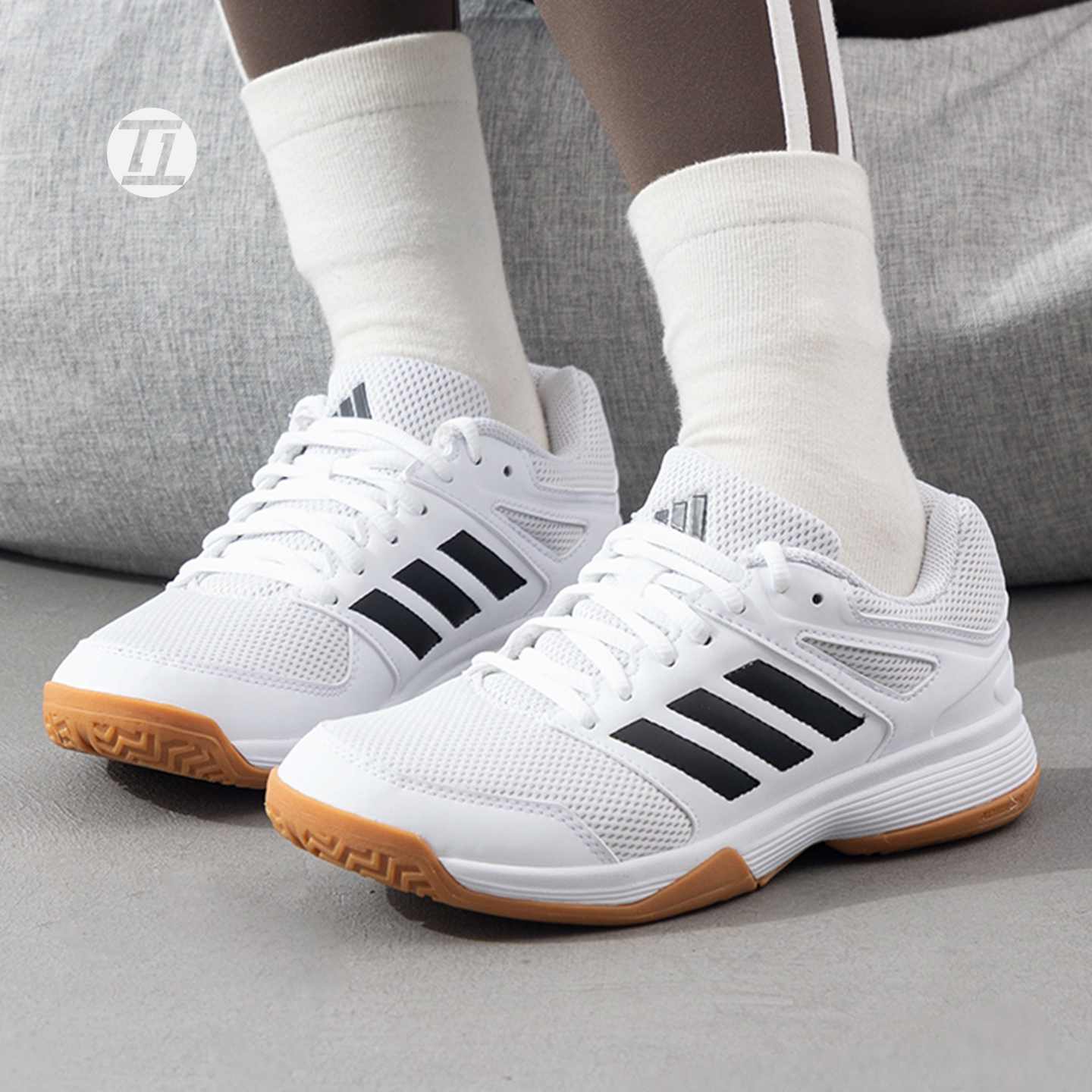 阿迪达斯ADIDASS SPEEDCOURT男女低帮日常球拍类休闲运动鞋IH3159