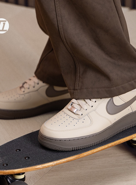 耐克NIKE AIR FORCE 1 AF1空军一号灰白烟灰低帮板鞋 FJ4146-201