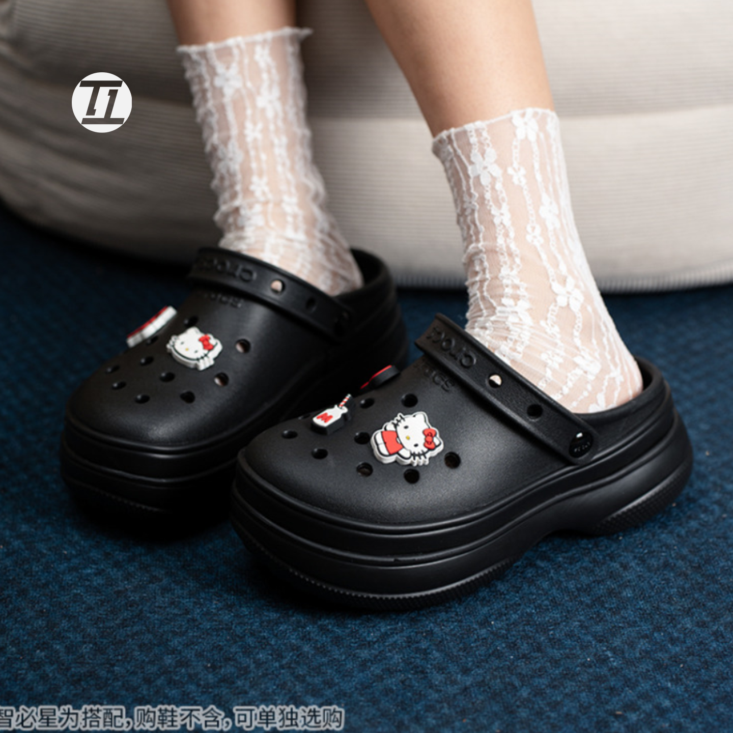 CROCS经典堆堆Clog沙滩鞋