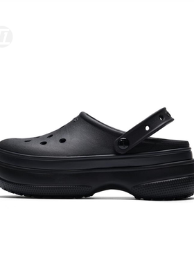 卡骆驰CROCS 经典堆堆Clog 乳白色男女款沙滩鞋凉鞋 211355-0WV